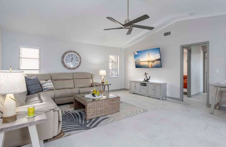 Family Room with Smart TV