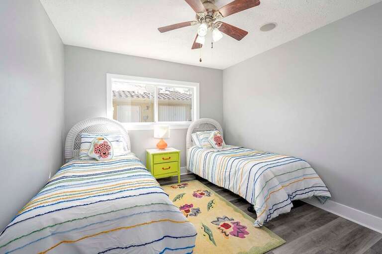 3rd Bedroom with Two Twin Bedrooms