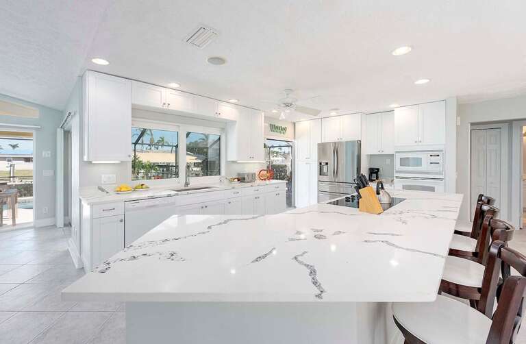 Kitchen with Large Center Island