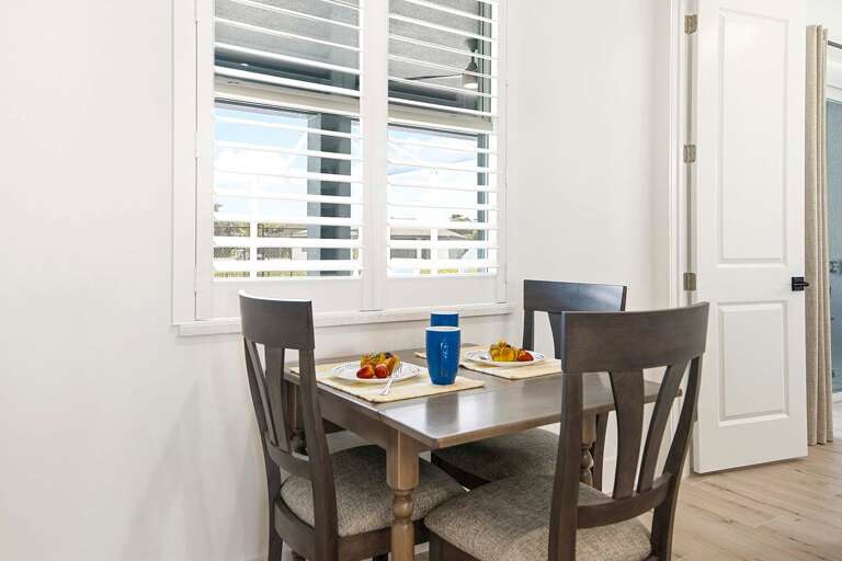 Morning Coffee Nook Area with Views of the Lanai