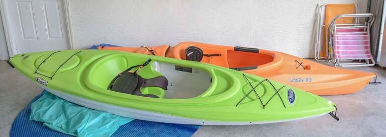Kayaks for our Guests (Use at your Own Risk)
