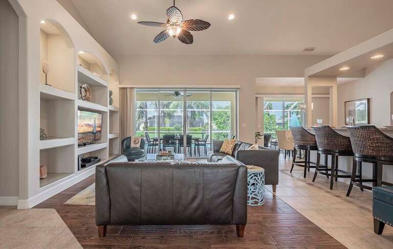 Living Room with TV and Couches