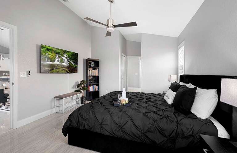 King Bedroom with TV