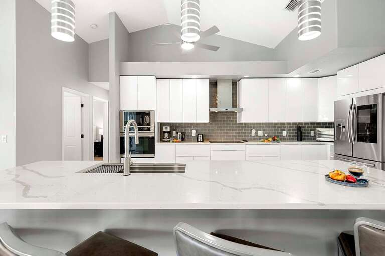 Large Kitchen Island with Lots of Additional Seating