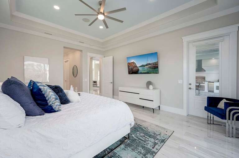 Main Bedroom with Patio/Pool Access