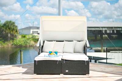 Western Sunset Views from Your Salty Shores Retreat