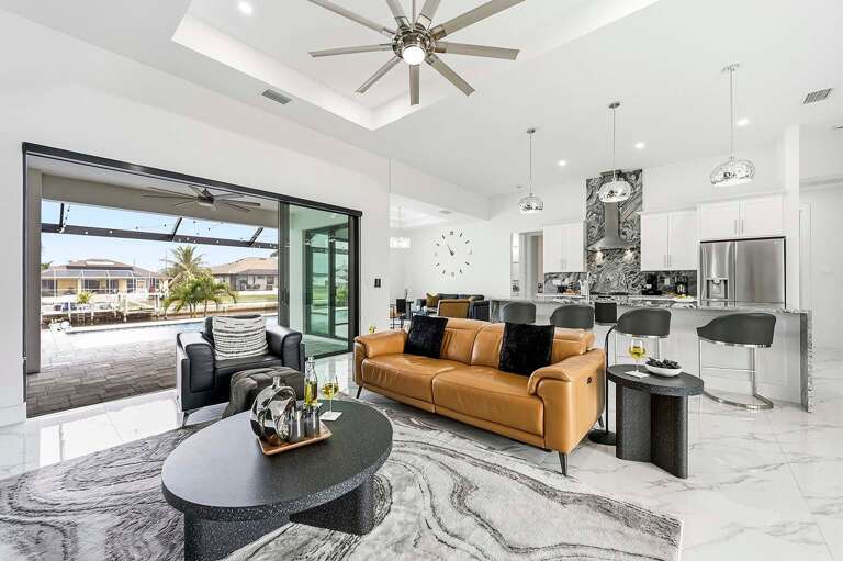 Relax and Enjoy the Living Room at Salty Sunshine Getaway