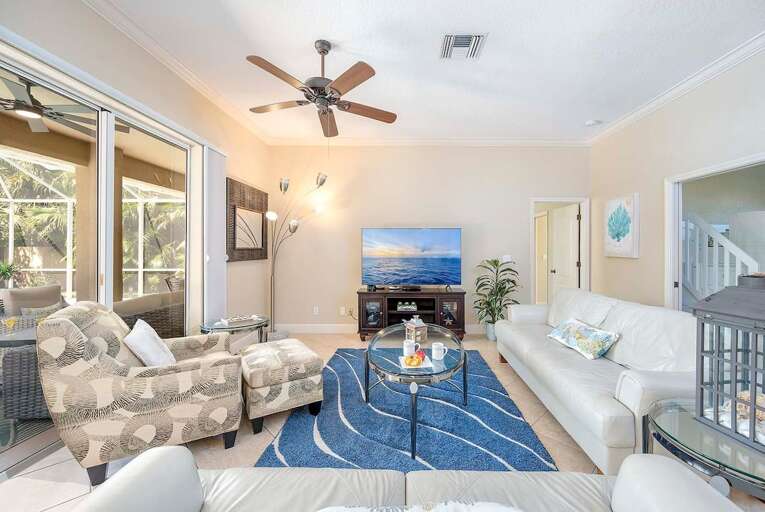 Living Room with Smart TV