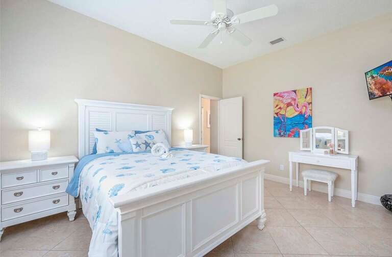 Queen Bedroom with Make Up Desk