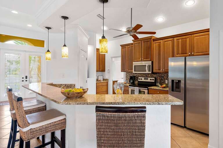 Fully Equipped Kitchen with Stainless Appliances
