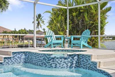 Relax and Soak up the Sun in the Hot Tub