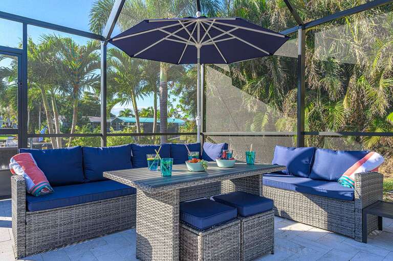 Cozy Outdoor Seating Space