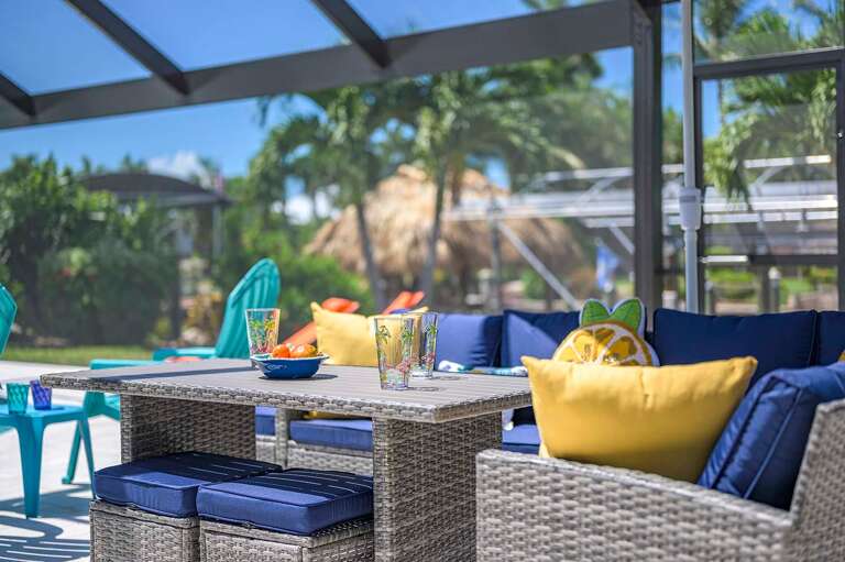 Outdoor Sitting And Dining Space