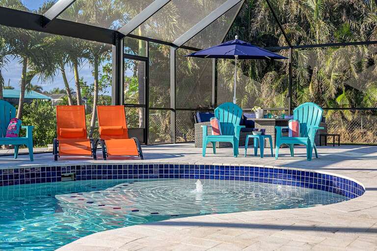 Sun Ledge in Pool Great for Kids or Just to Sun Tan
