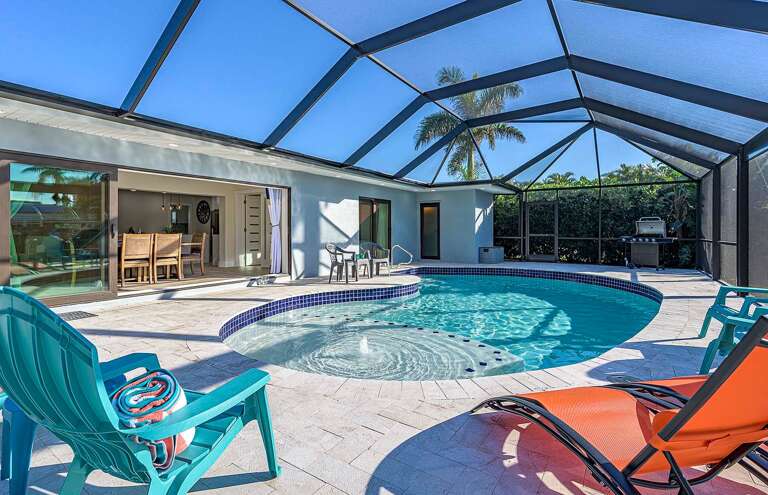 View of the Home from the Outdoor Dining Area