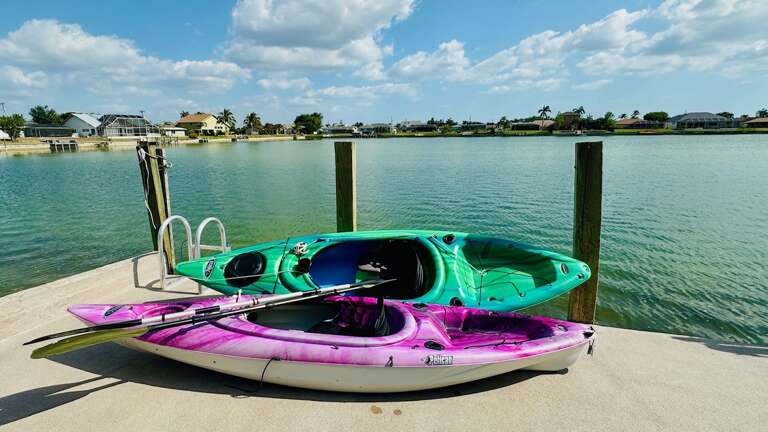 Shamrock Lakes is Great for A Kayak Tour or Fishing off the Dock