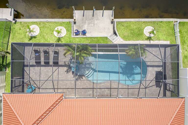 Aerial View of Pool Space