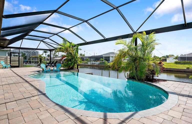 Eastern Facing Pool for Maximum Sun Exposure