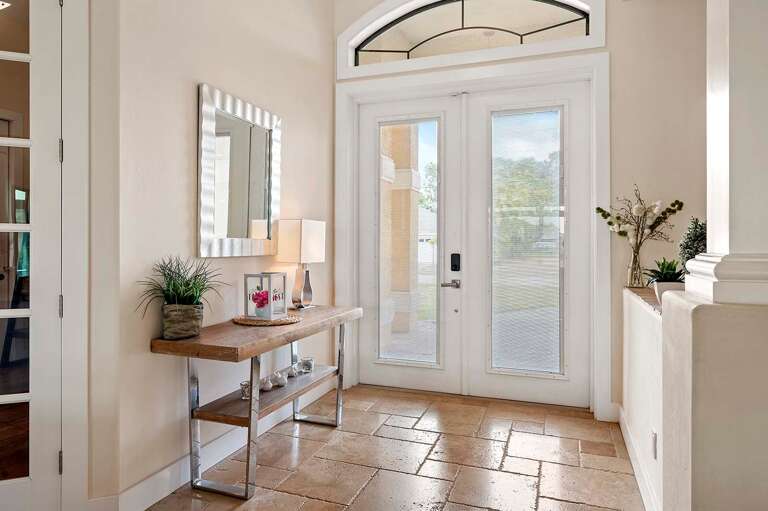 Foyer of Silhouette Which Opens Up to the Large Living Room and  Oversees the Kitchen