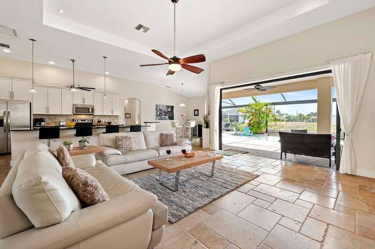 Living Room with View of the Lanai