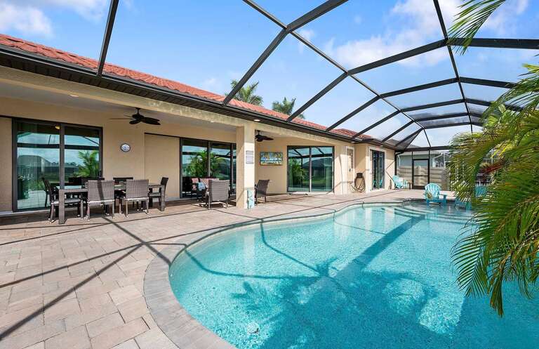 View of Covered Lanai and Pool