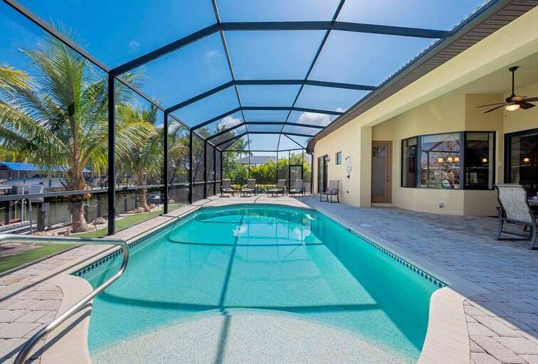 Electrically Heated Swimming Pool with Sun Deck
