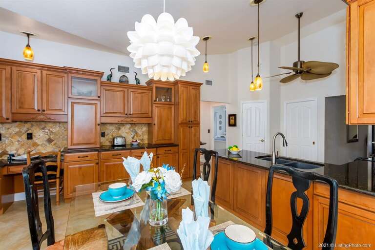 View of Kitchen from Dining Nook