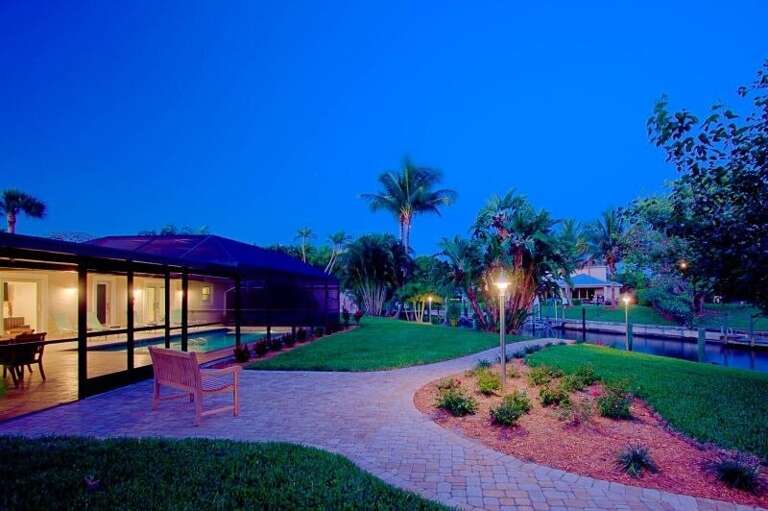 Summertime Backyard Great for Meditation and Relaxing