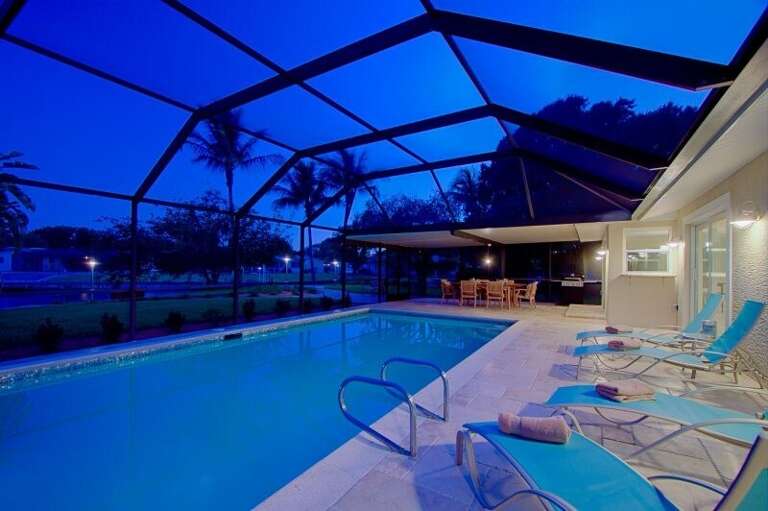 Summertime Pool Area