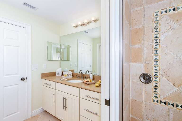 2nd floor guest bathroom with shower