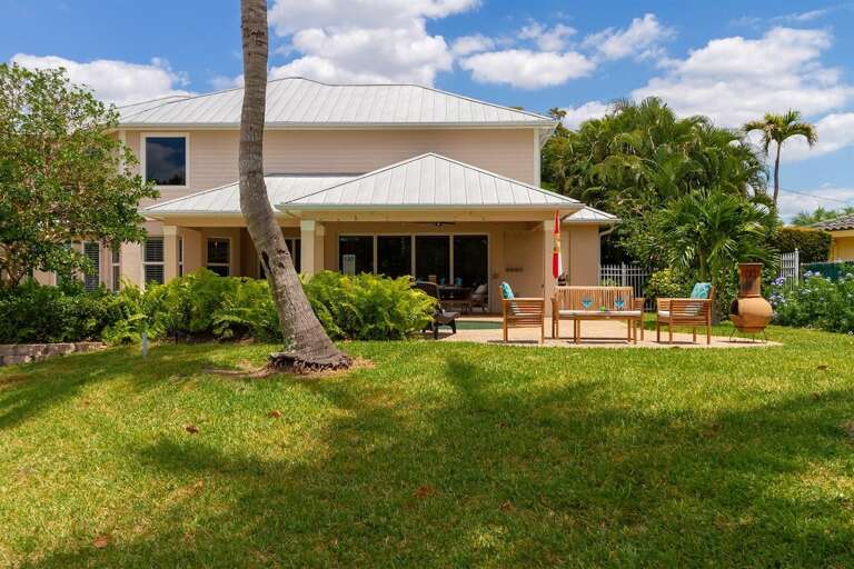 Open Backyard with Canal View and Direct Gulf Access