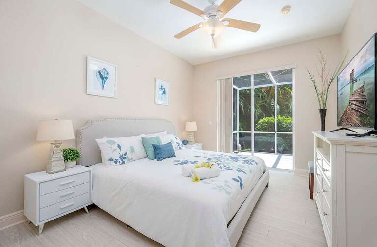 2nd King Bedroom with Access to Patio