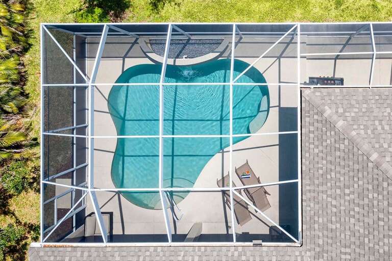 Aerial View of the Swimming Pool