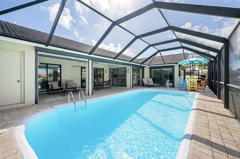 Large Swimming Pool with Shallow Entrance and Deep End
