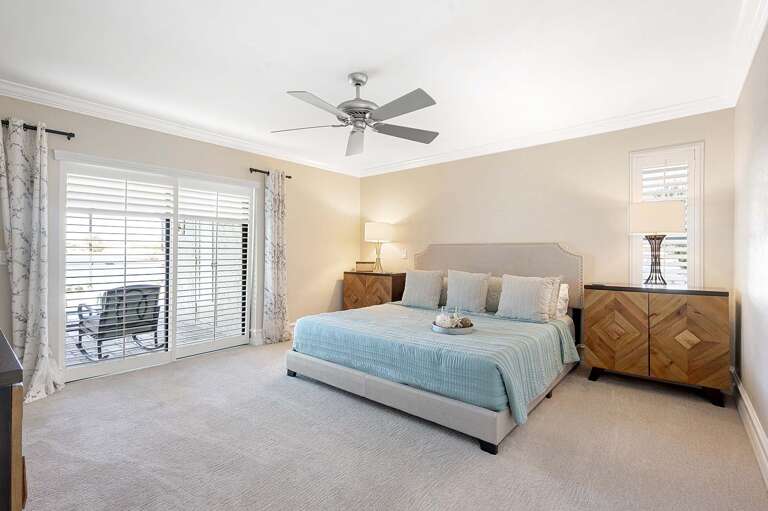 Main King Bedroom Suite with Access to the Lanai