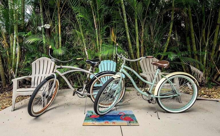 Bicycles and Helmets are Available for Guest Use at their own Risk