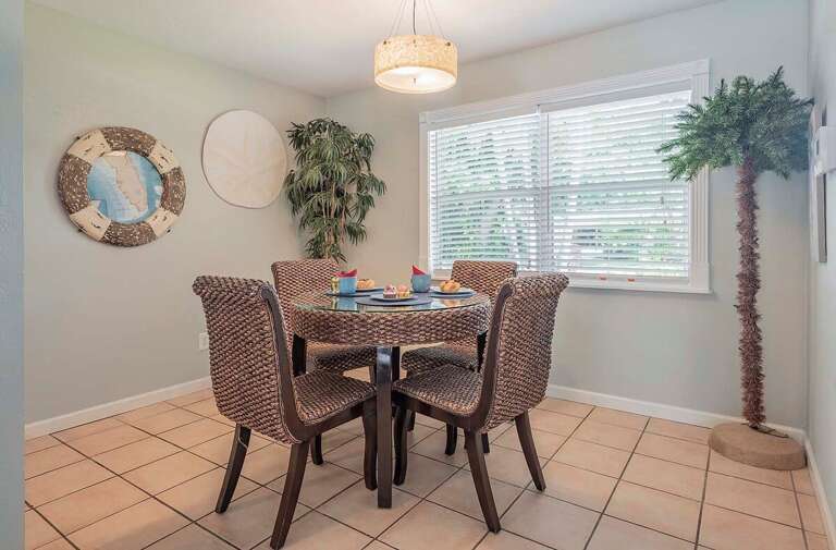 Dining Nook with Garden View