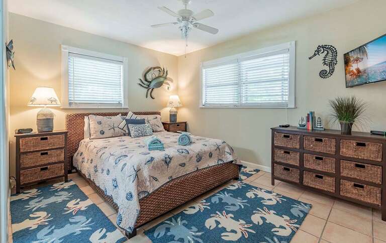 Guest Bedroom facing the Swimming Pool