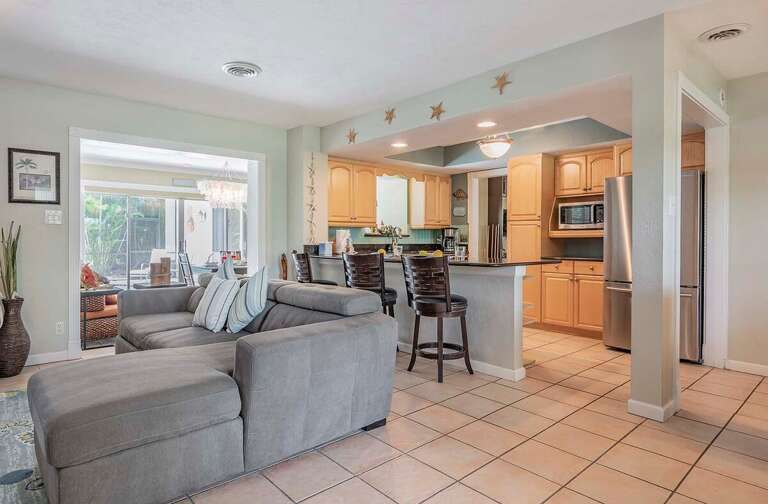 Main Living Room and Kitchen