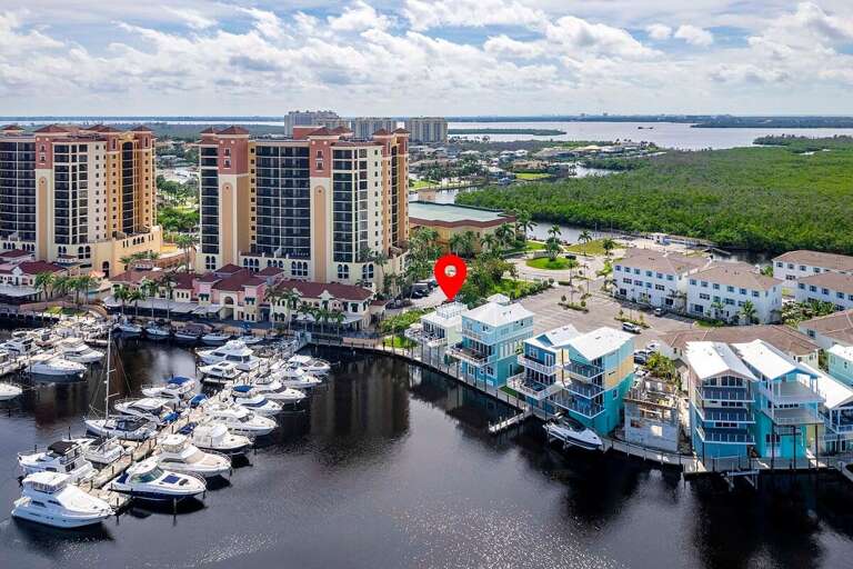 Aerial View of The Funky Fish Shack