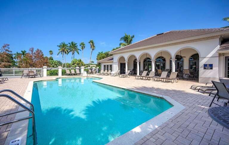 Community Pool with Showers and Dressing Rooms