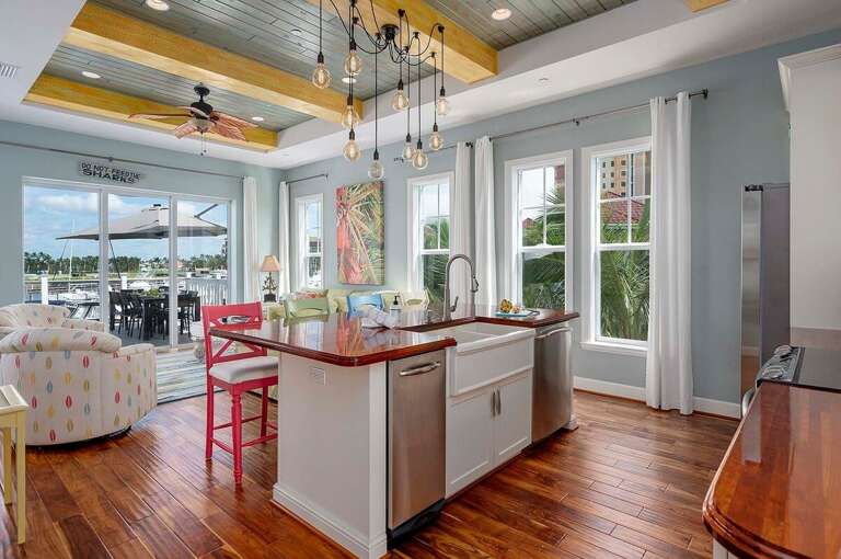 Kitchen and Living Space