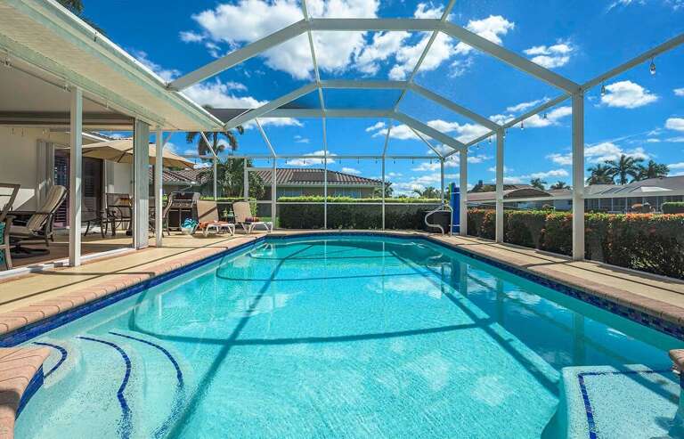 Enjoy the Large Pool with a Shallow and Deep Side