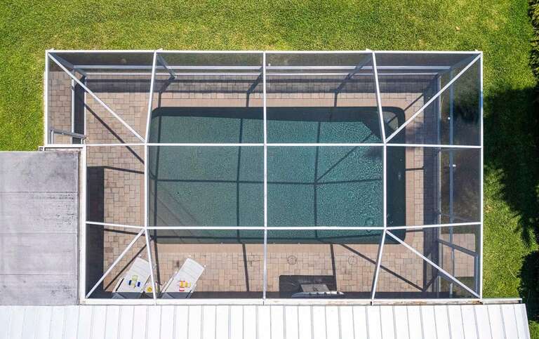 Bird Eye View of the Pool Area