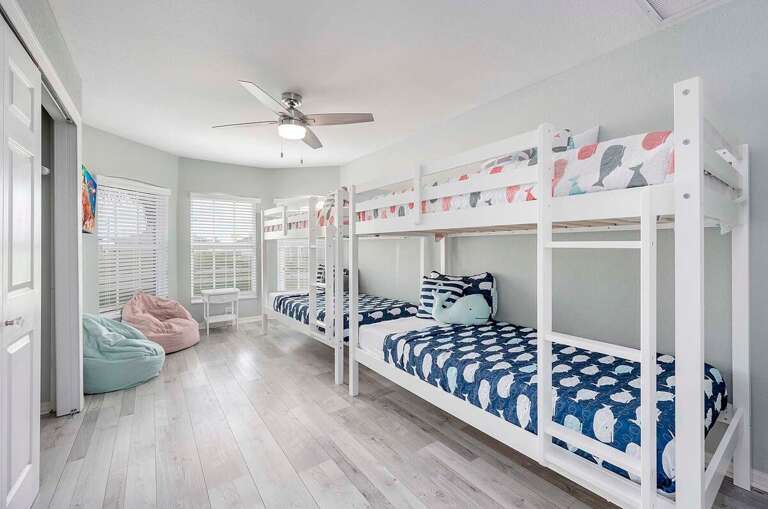 4th Bedroom with Double Bunk Beds