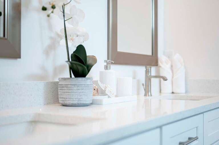 Dual Sinks in Main Bathroom