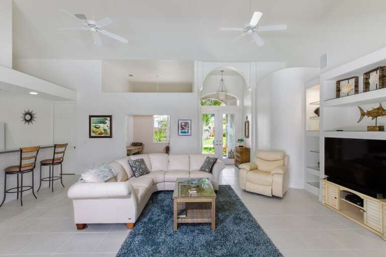 Living Room and Den
