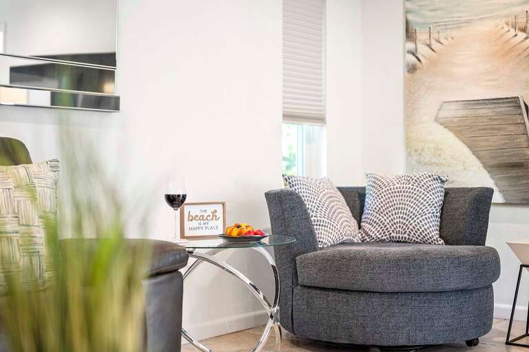 Enjoy Some Comfortable Seating while Watching TV