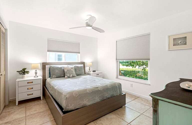 Queen Guest Bedroom with Garden Views