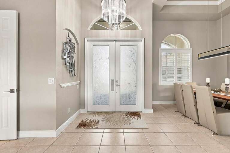 Foyer with Double Door Entry